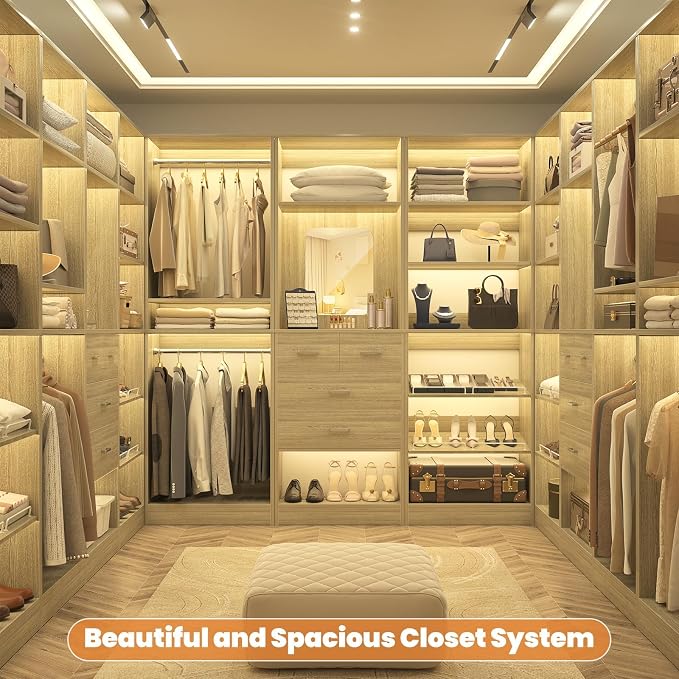 Unikito 25” Closet System, Freestanding Closets Organizer Wardrobe