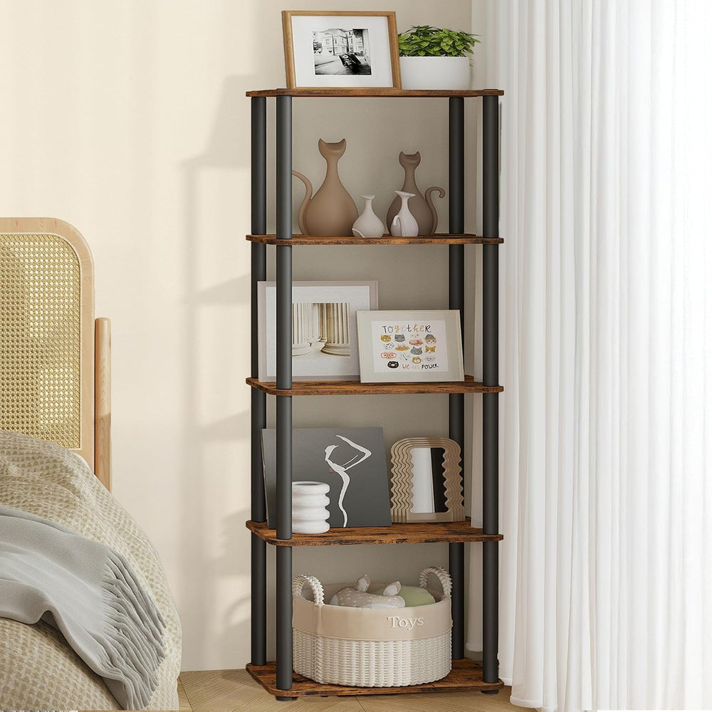 VASAGLE 5-Tier Shelf, Storage Shelves, Bookcase with Shelves, Living Room