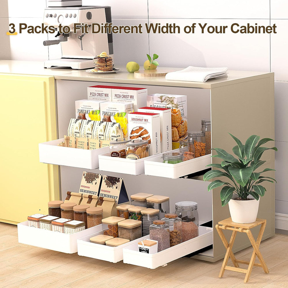 Heavy Duty Pull Out Kitchen Cabinet Organizer,ABS Material Prevent Rust Kitch...