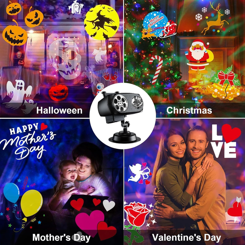 Brighter Halloween Projector Lights, 2026 Upgraded Halloween Decorations Holi...