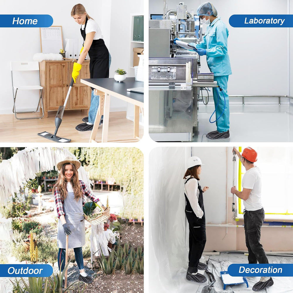 ProtectX Premium Disposable Shoe Covers, Extra Large 1000-pack (500 pairs), S...