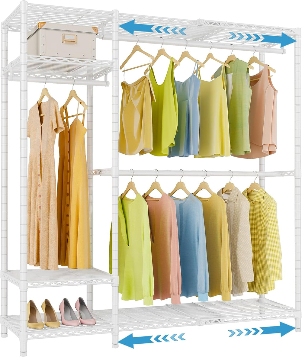VIPEK X20 Expandable Metal Clothing Rack Adjustable from 3'3" to 4&#...