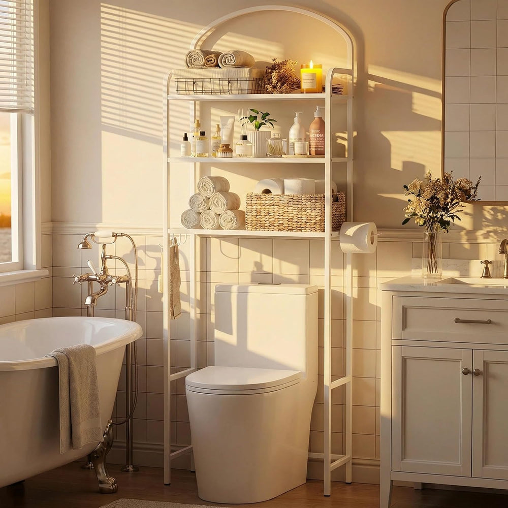 3 Tier Over The Toilet Storage Rack, Bathroom Organizer