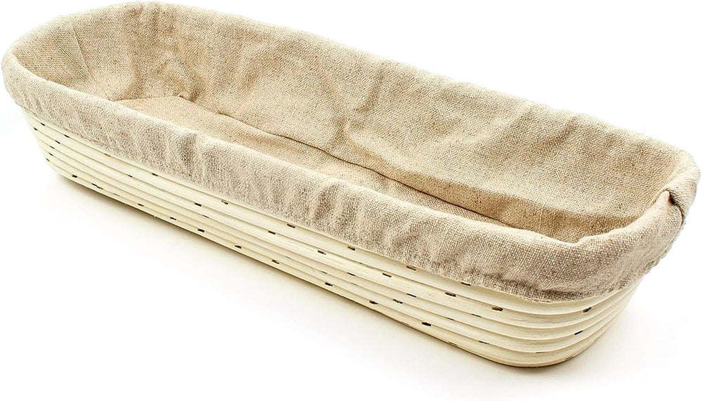 Bread Proofing Basket with Liner – Sourdough Baguette Brotform