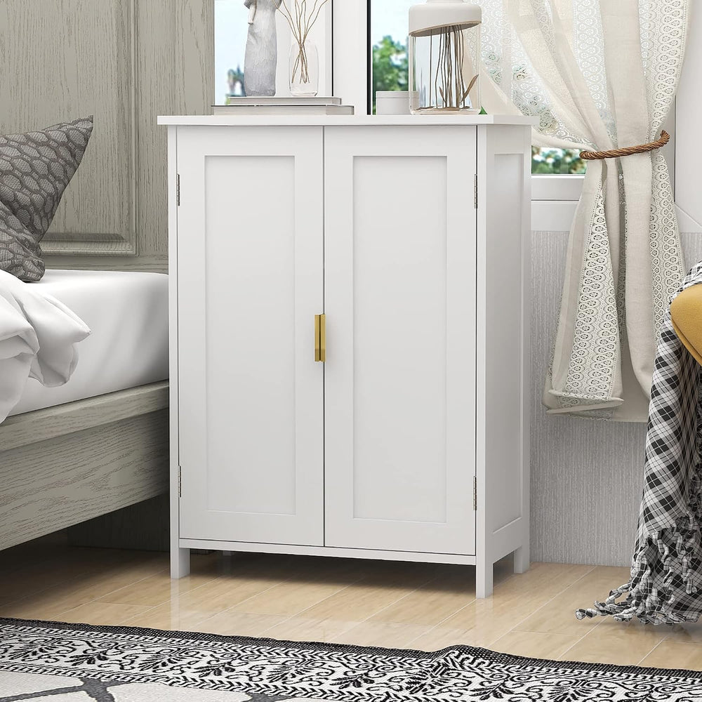 TaoHFE White Bathroom Storage Cabinet,Bathroom Cabinets Freestanding