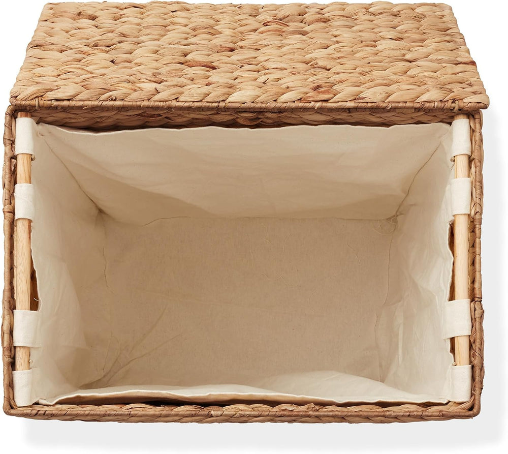 Casafield Large Laundry Hamper with Lid and Removable Liner Bag - Cinnamon, W...