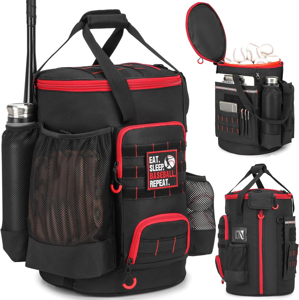 Baseball Bucket Bag, Softball Coaches Bags Fit 6 Gallon Buket