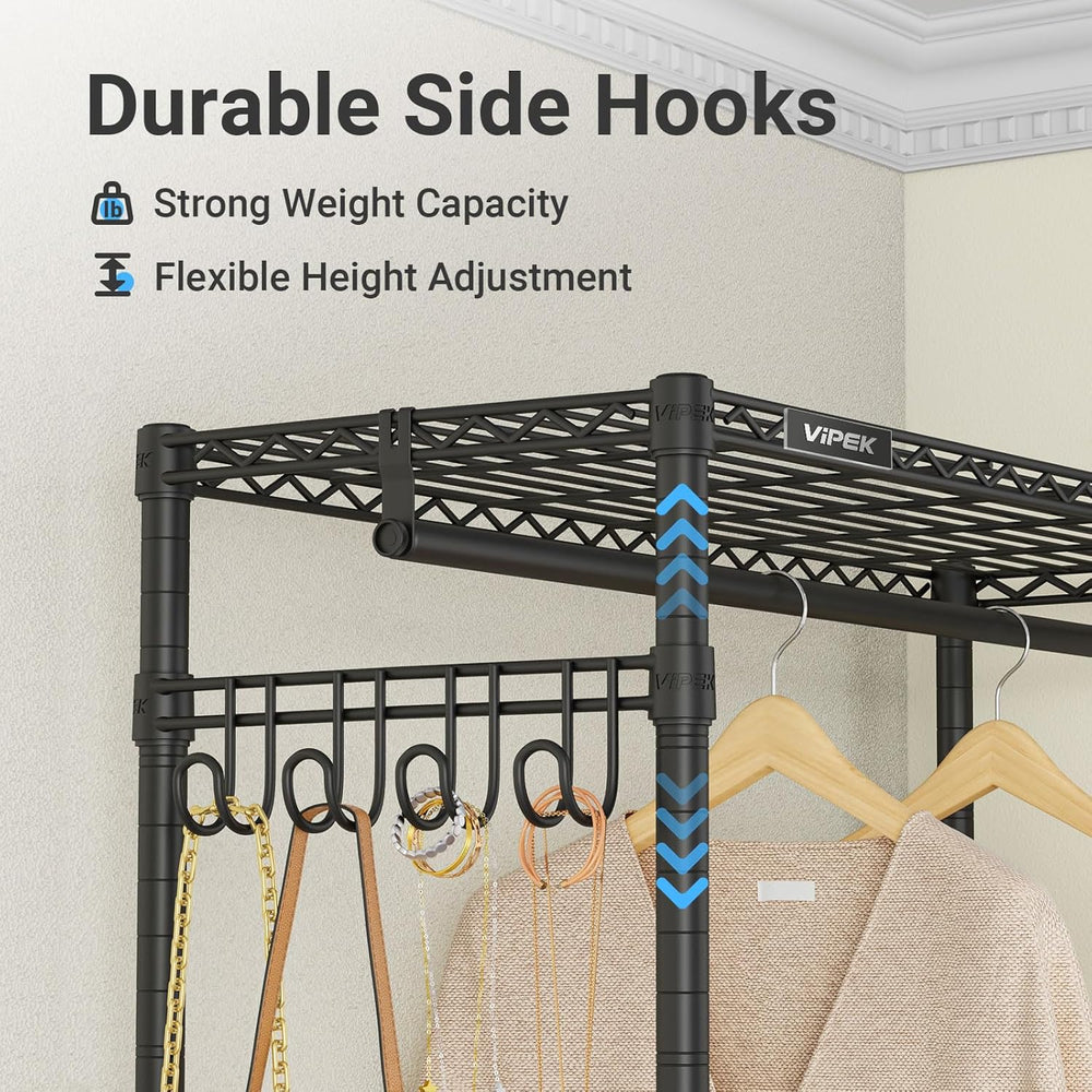 VIPEK R2 Medium Clothes Rack for Hanging Clothes Rolling Portable Closet