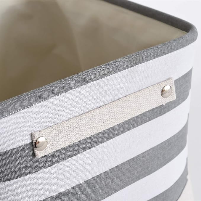 TheWarmHome Extra Large Cube Storage Bins Baskets (3 Pack)