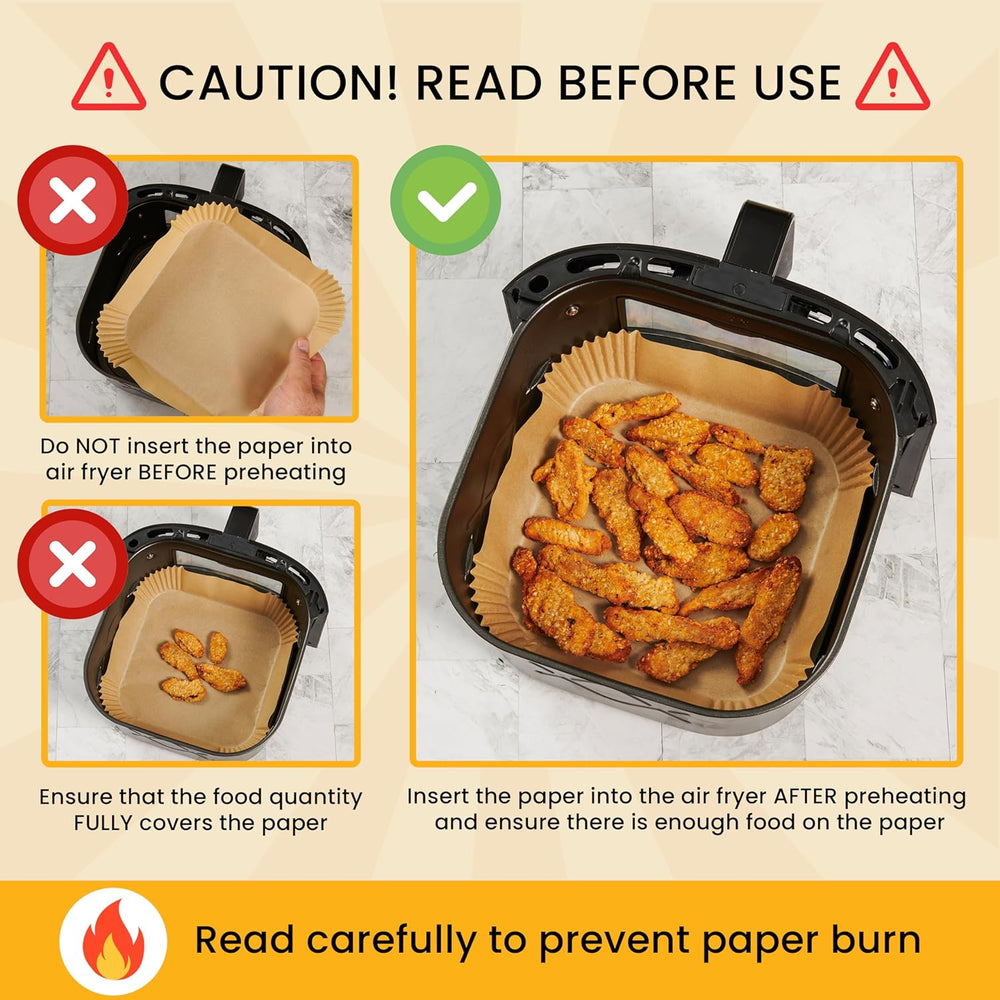 500Pcs Air Fryer Liners Disposable