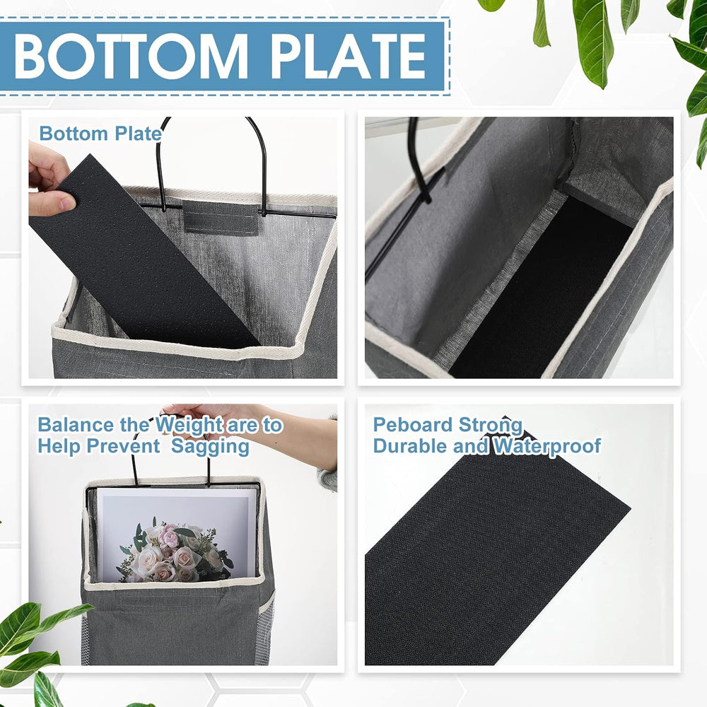 Woanger 12 Pcs Wall Hanging Storage Bag Wall Hanging Organizer Bag Over The D...