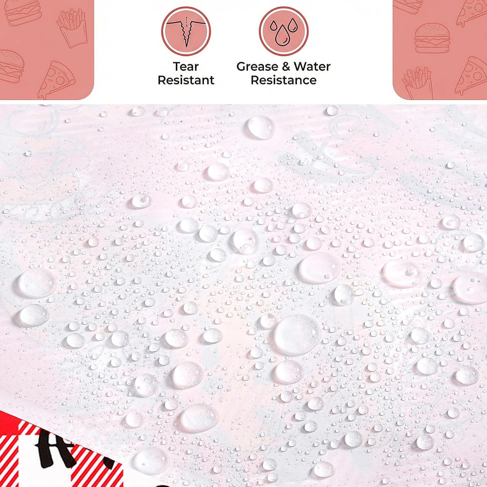 Nicunom 1000 Pcs Deli Paper Sheets 12x12", Sandwich Wrapping Paper Red &...