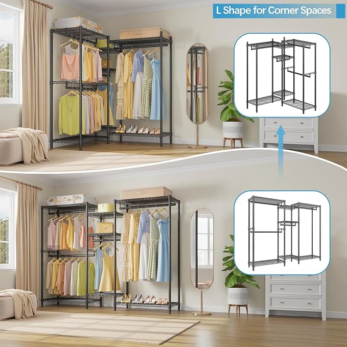VIPEK Classic V6 Wire Garment Rack Heavy Duty Clothes Racks