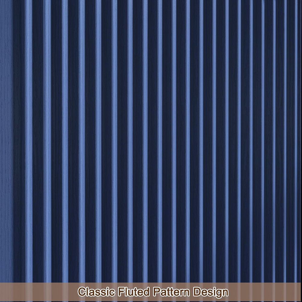 HLR Modern Shoe Cabinet for Entryway, 24 Pairs Shoe Storage Cabinet, Blue