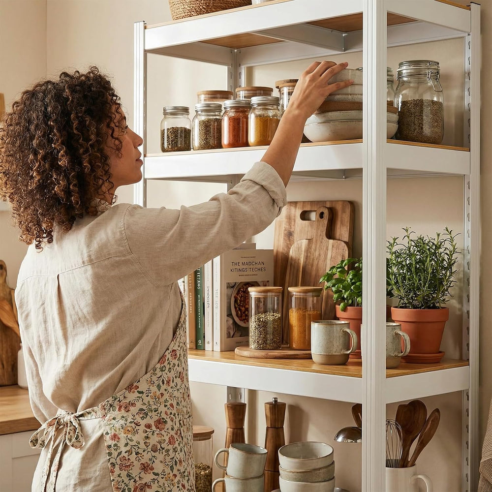 Durstruct 5 Tier White Metal Shelving Unit 1500LBS 24" W×16" D×60&q...