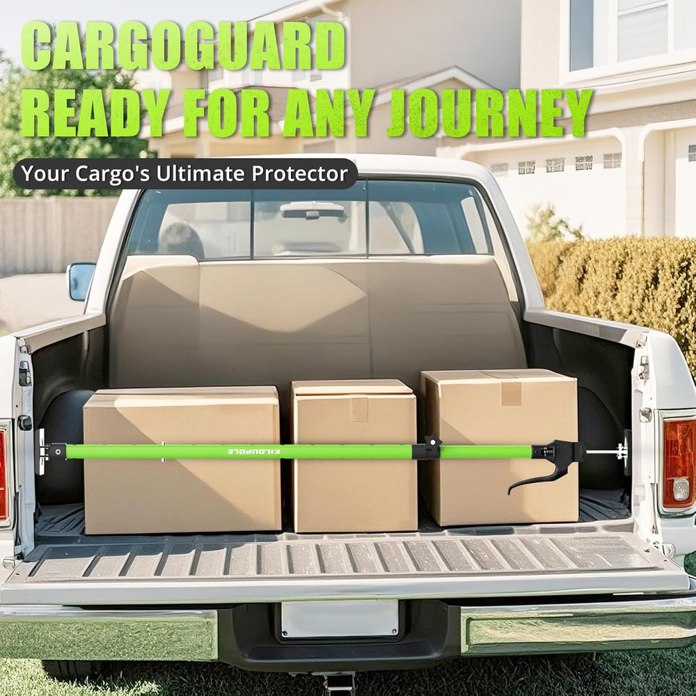 KILOUPOLE Adjustable Cargo Bar, 40" to 79" Non-Slip Truck Bed Divid...