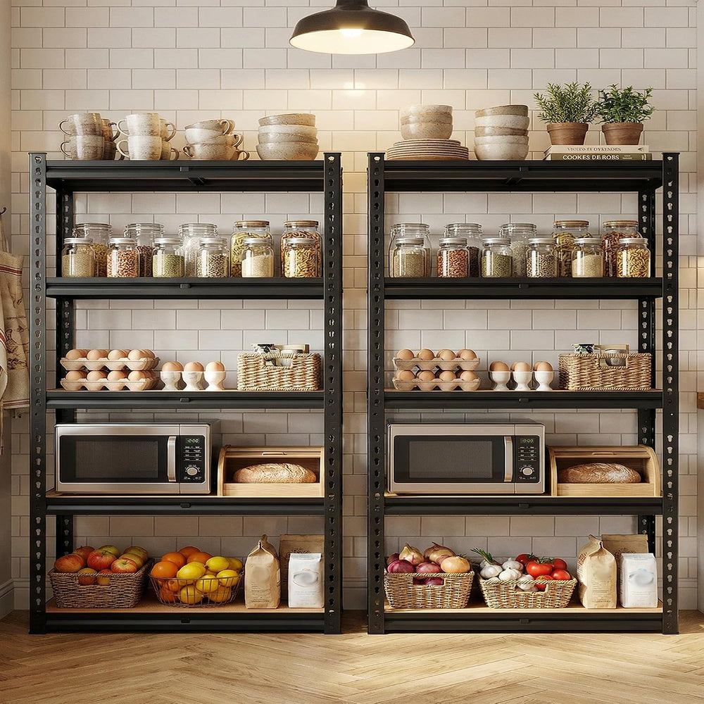 Romorgniz 5 Tier Storage Shelves 2050LBS Garage Shelving, Adjustable Shelving...