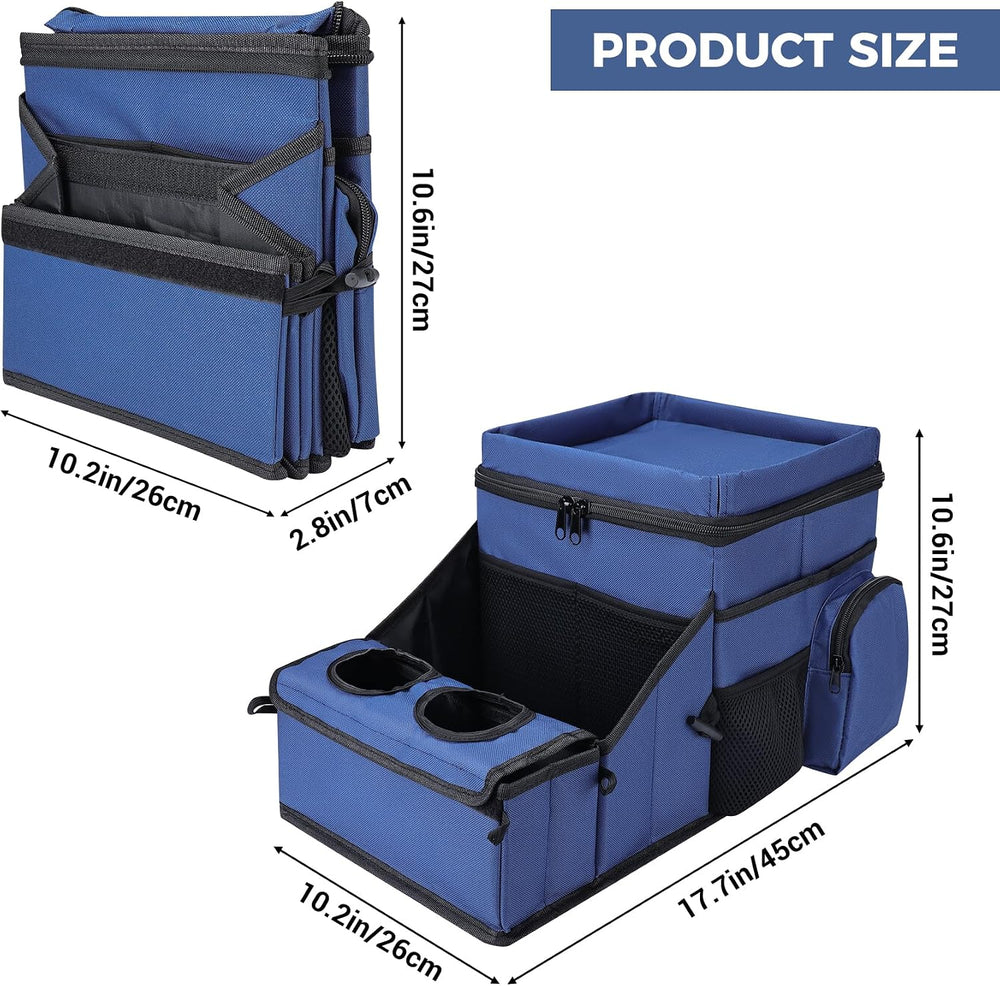 COOLBEBE Car Seat Organizer, Backseat Car Organizer, Navy Blue