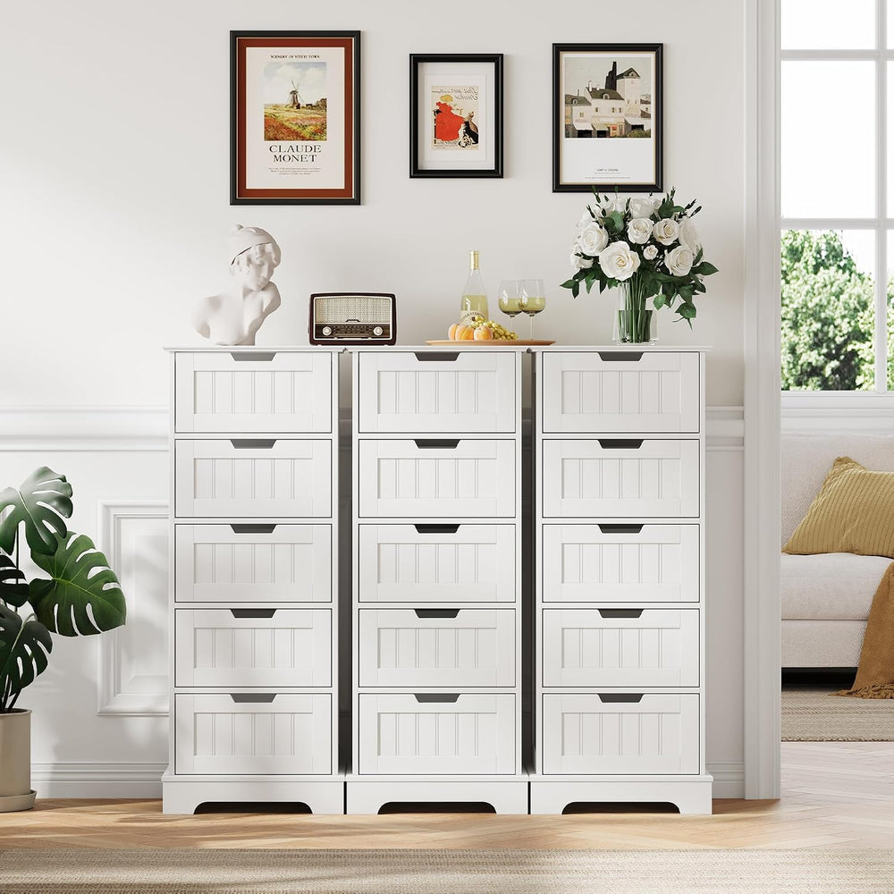 ChooChoo Bathroom Storage Cabinet with 5 Drawers, 15.7" W Bathroom Cabinet