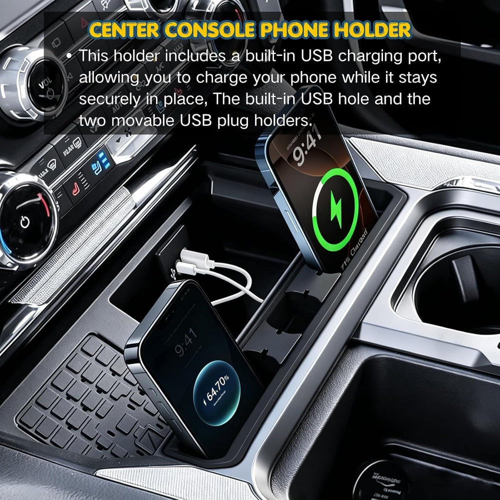 Center Console Organizer for 2023-2026 Ford F250-F550 Super Duty