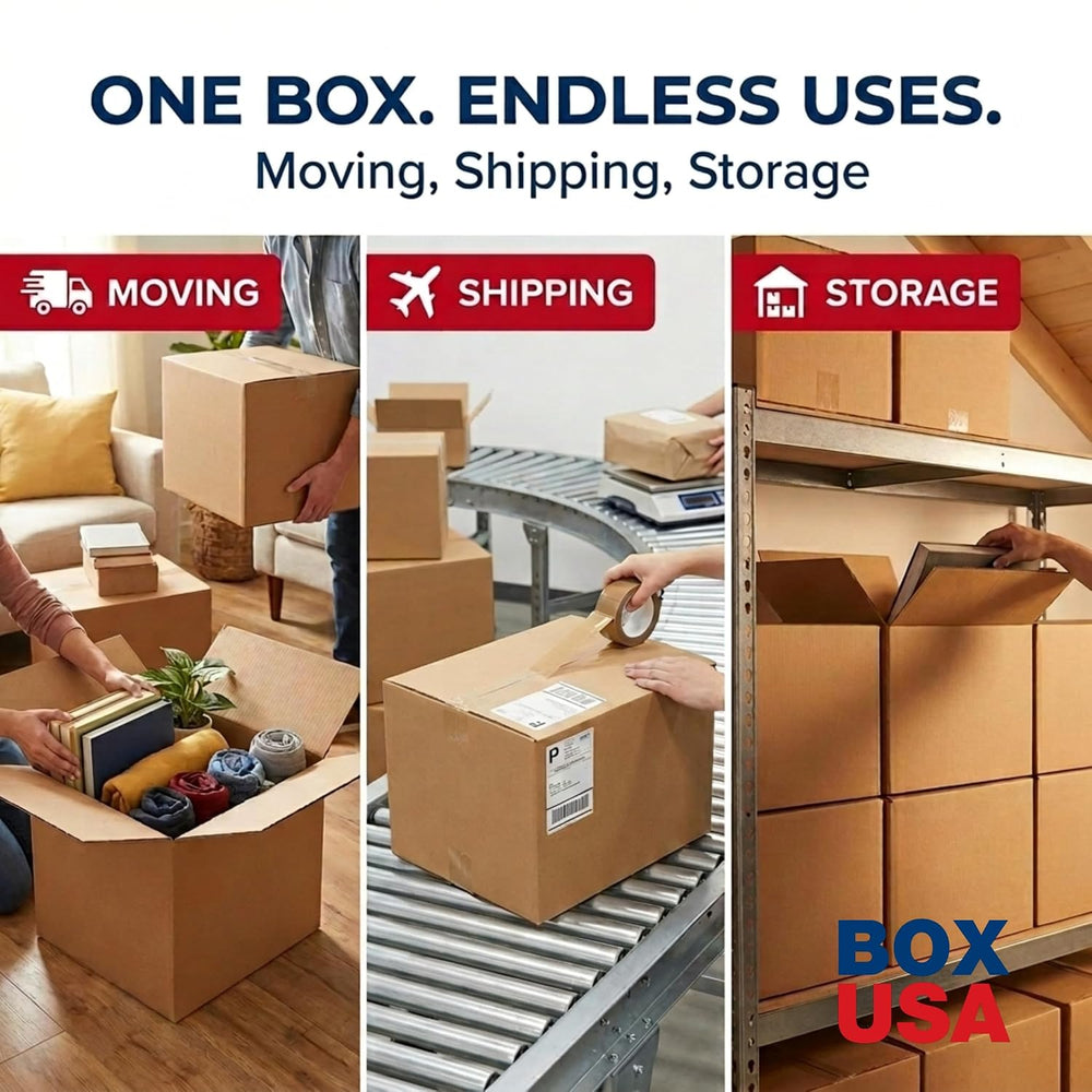 BOX USA Long Boxes 24x9x6 25-Pk for Shipping & Packing