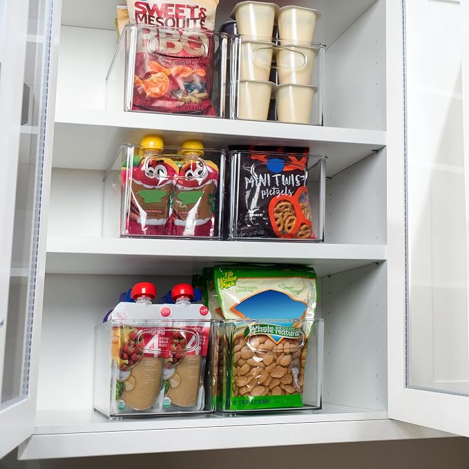 ClearSpace Clear Plastic Storage Bins – Perfect Kitchen Organization and