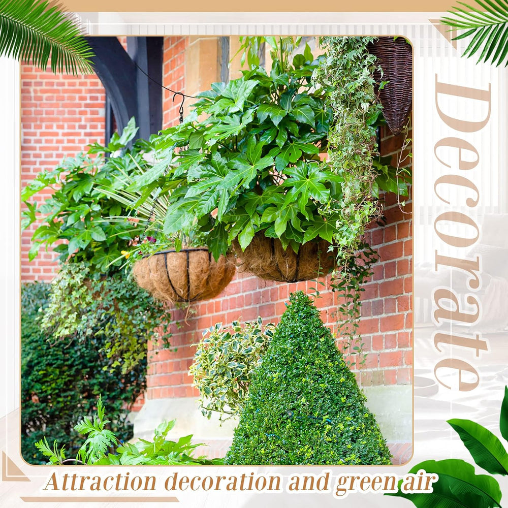 1 Pack Metal Hanging Planter Basket, Coconut Coir Liner, 14 Inch
