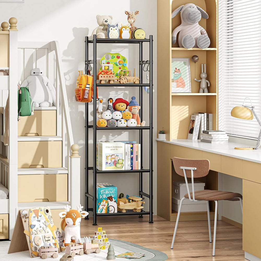 Simple Trending Storage Shelves, 5 Tier Large Capacity Shelf Organizer