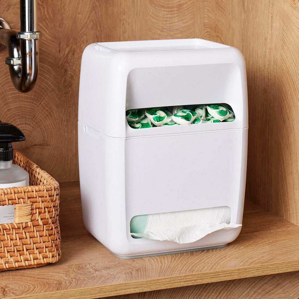 YouCopia SinkSuite Bag & Pod Dispenser, Standing Garbage Bag and Dishwash...