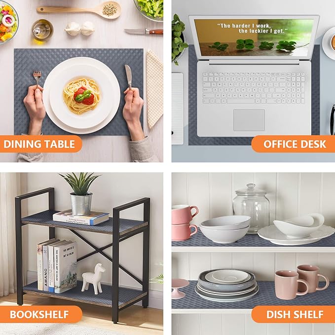 Shelf Liners for Kitchen Cabinets Refrigerator Liners Waterproof & Oil-Proof