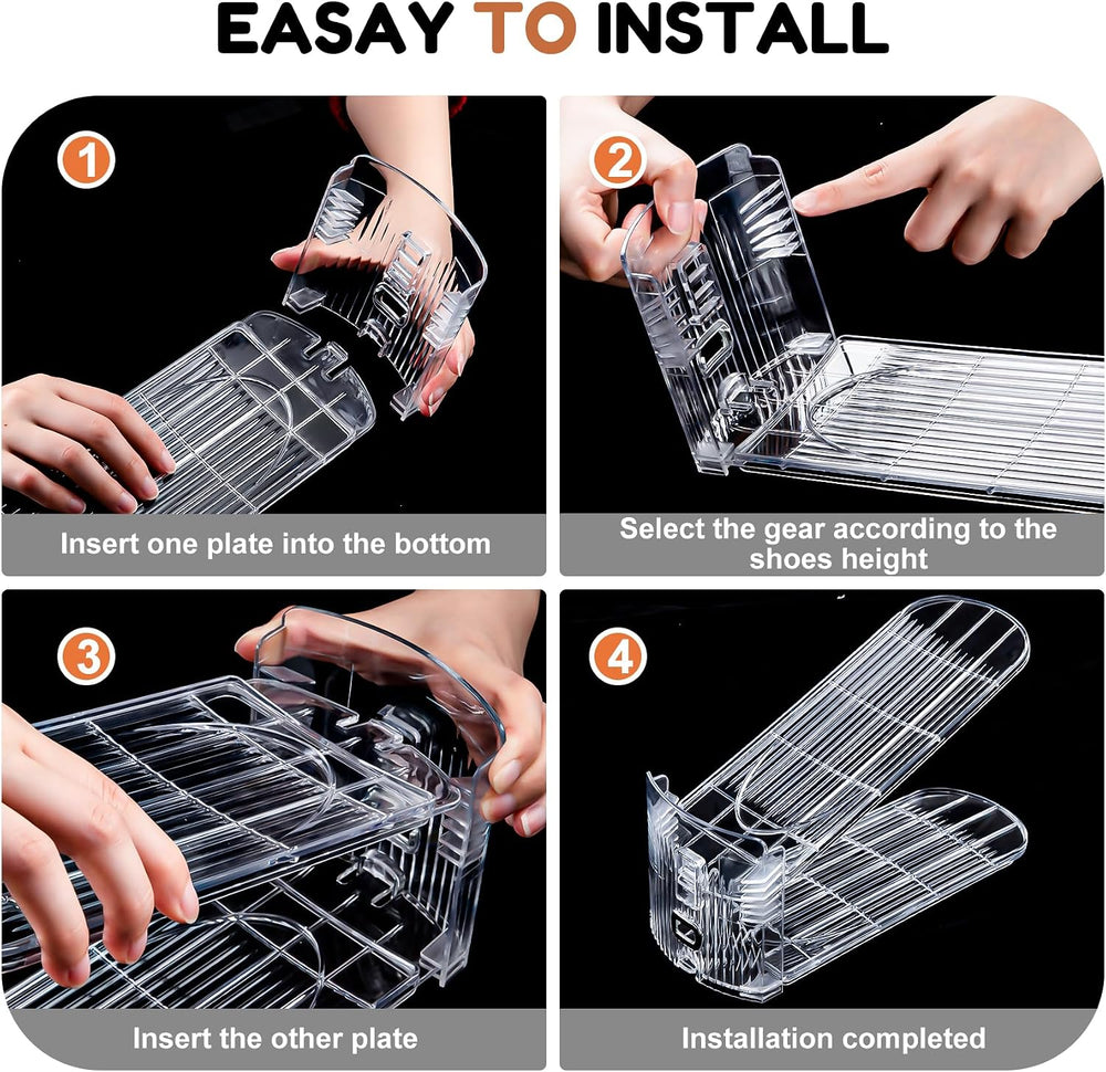 Neprock Shoe Stacker, Shoe Slot Organizer for Closet, Shoe Storage Rack | 20 ...