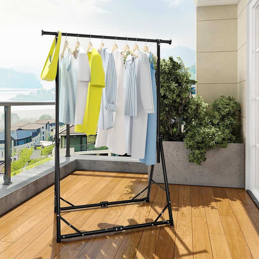 MAXLEAD HOME Clothes Rack Foldable Clothing Rack, 64.5''H Collapsible...