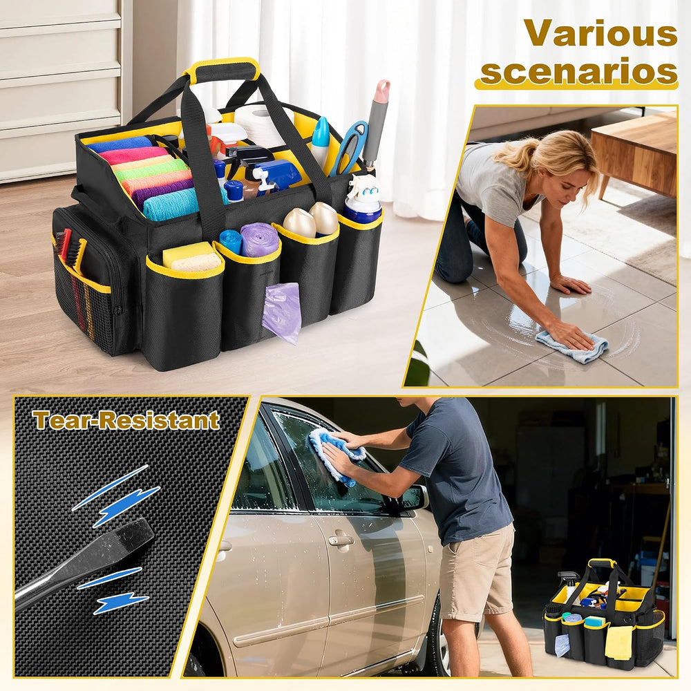 Extra-Large Cleaning Caddy Organizer Bag with Handle