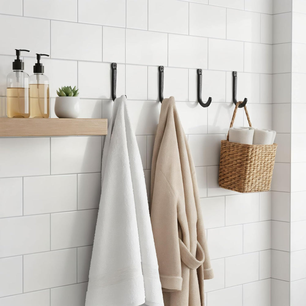 Rustic State Sabo Wall Mount Cast Iron Hooks Coat Towel Bag Hat Hanger Multiu...