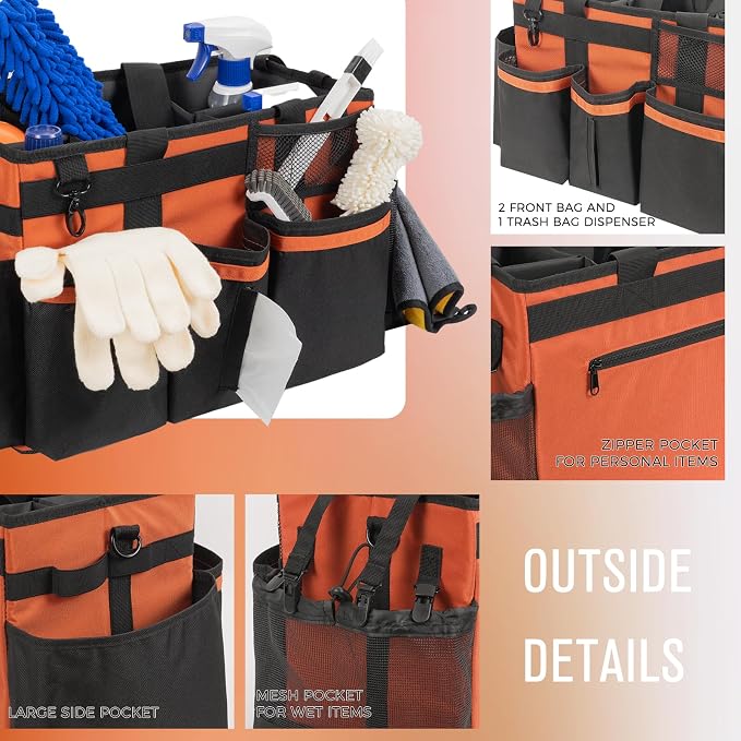 Wearable Cleaning Caddy, Cleaning Caddy Supplies Organizer