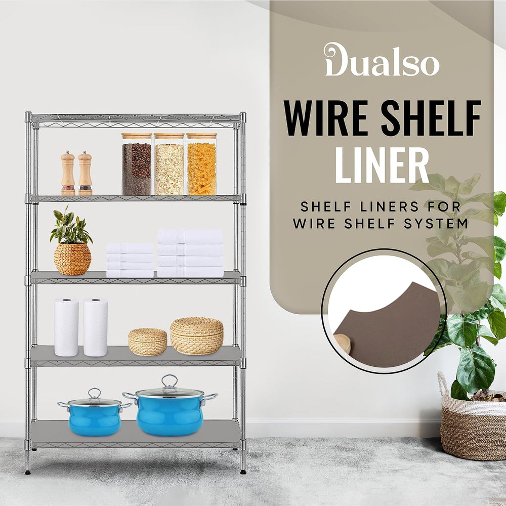 Dualso Wire Shelf Liner Wire Rack Shelf Mat-Thick Wire Shelf Cover-Waterproof...