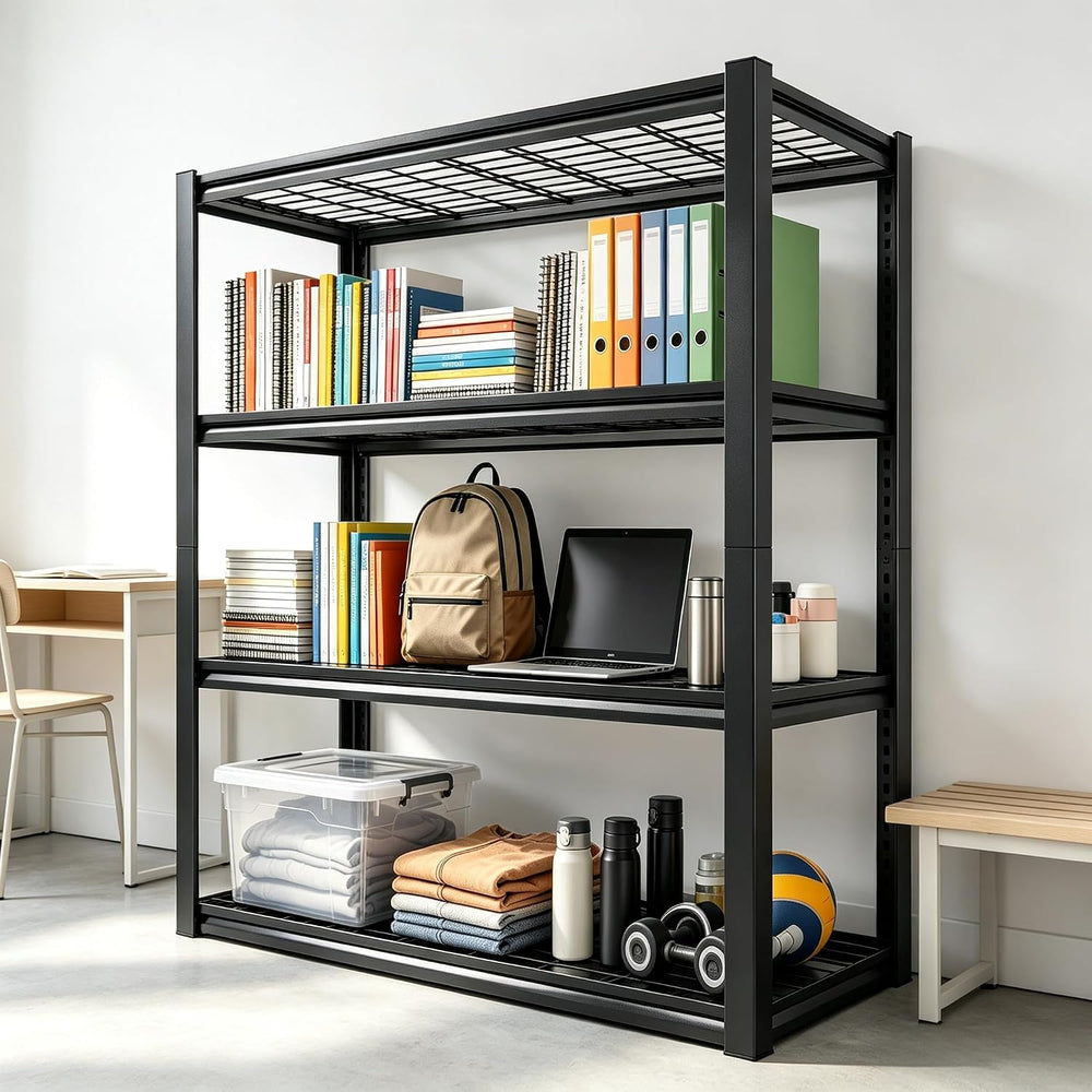 REIBII 40"W Garage Shelving with Double-layer Frame for Homeowners and DIY