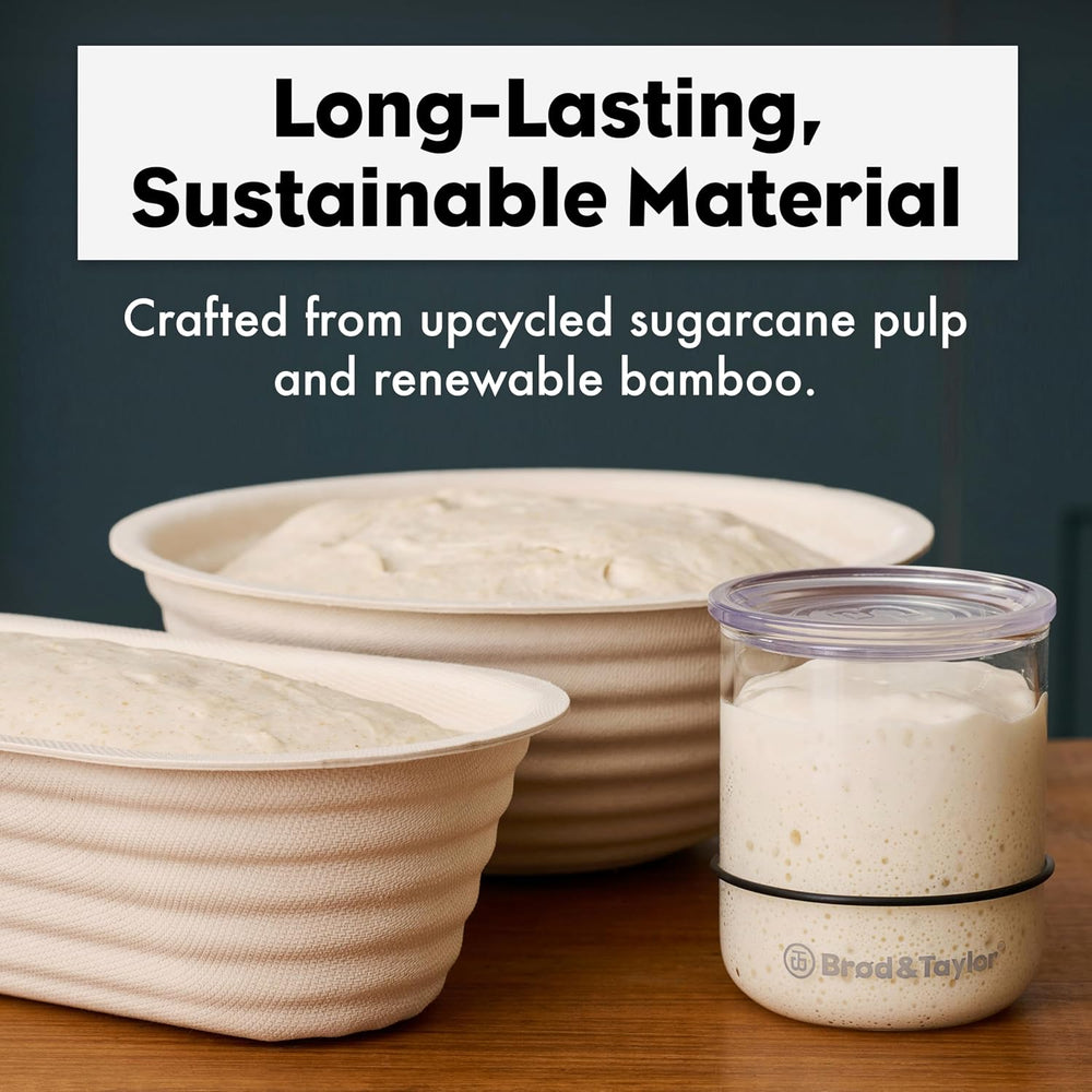 Brod & Taylor Banneton Boule 8.5” Proofing Basket for Sourdough & Art...