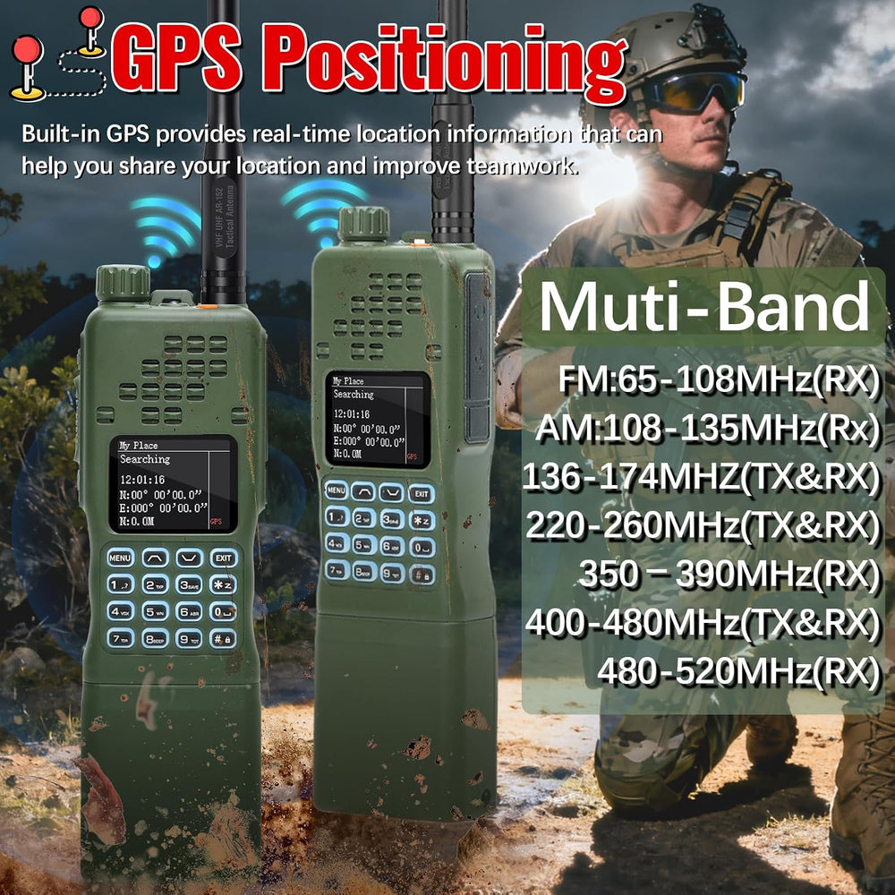 BAOFENG Radio AR-152 PRO Ham Radio Handheld 10W Rechargeable Walkie Talkies L...