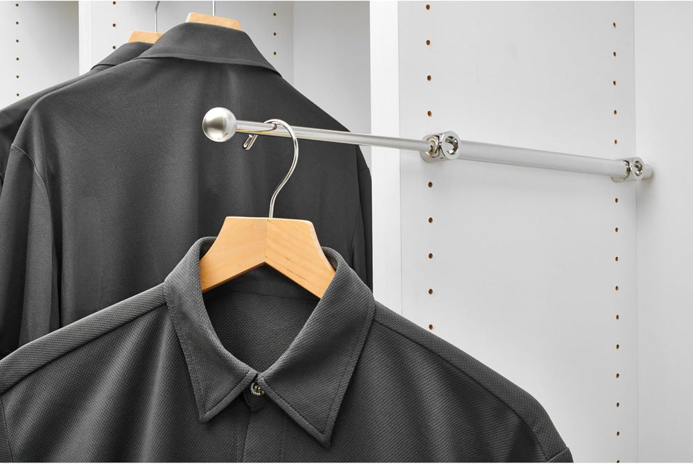 Rev-A-Shelf Sliding Valet Rod for Closets, 14" Min Depth