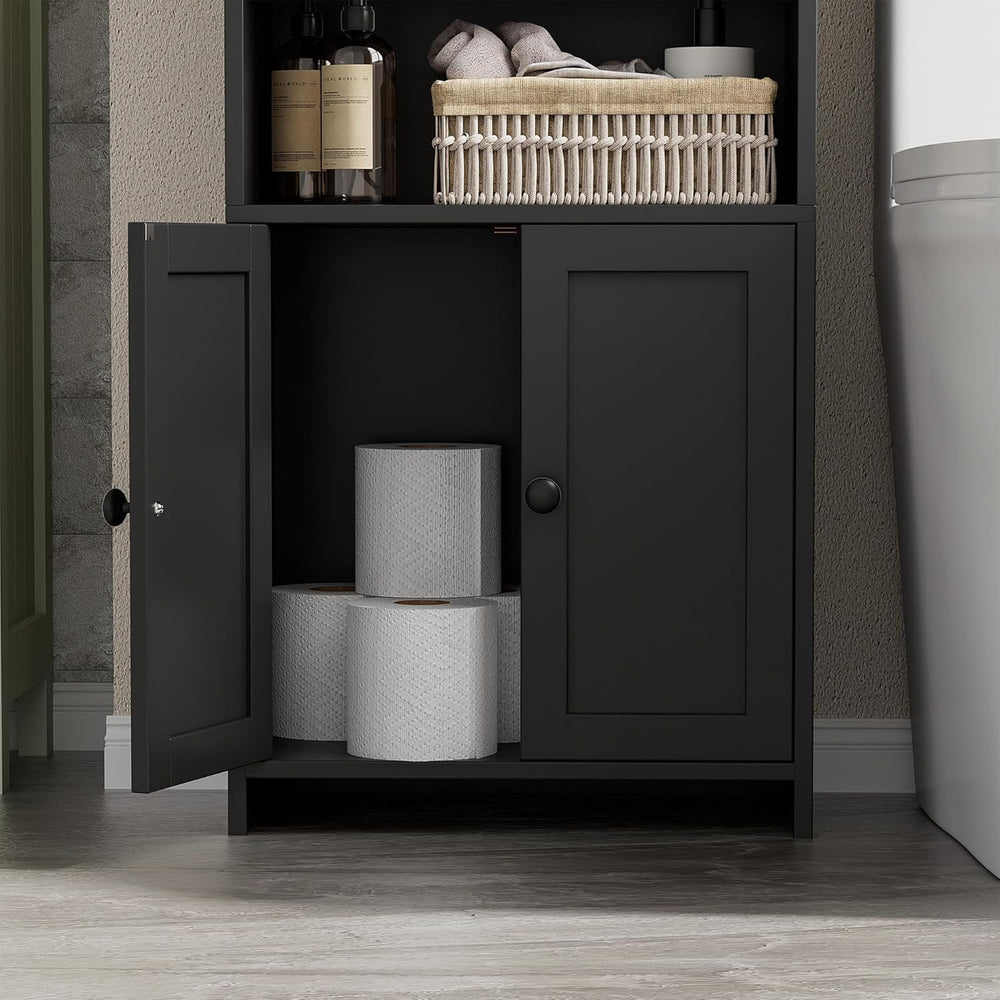 Homhedy Small Bathroom Storage Cabinet, Toilet Paper Storage Cabinet