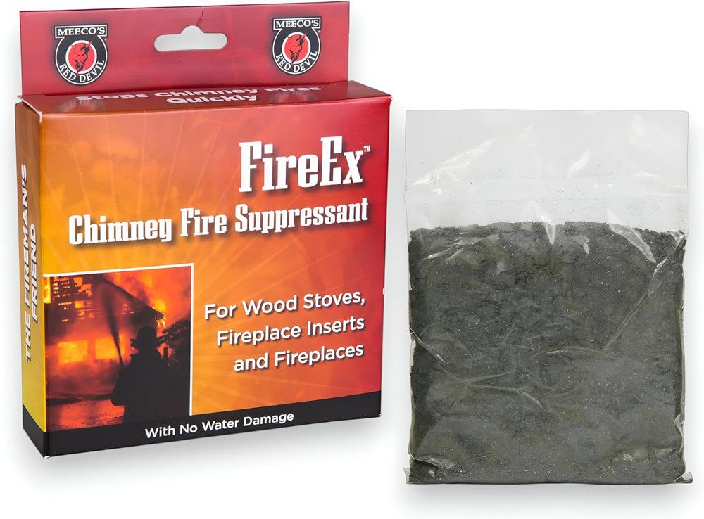 Meeco's Red Devil FireEx, Chimney Fire Suppressant - Safely & Quickly...