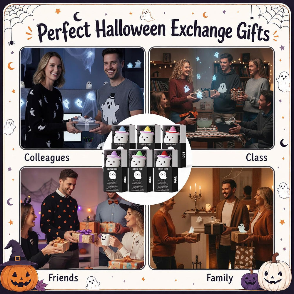 24 Sets Halloween Ghost Gifts Positive Halloween Party Favors