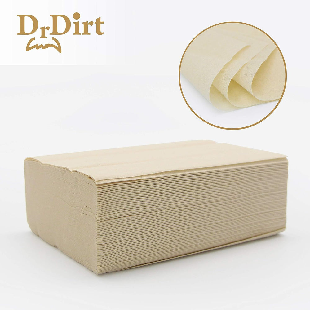 DrDirt Bamboo Facial Tissues, 27 Packs, 3-Ply, 3 Wall Dispensers