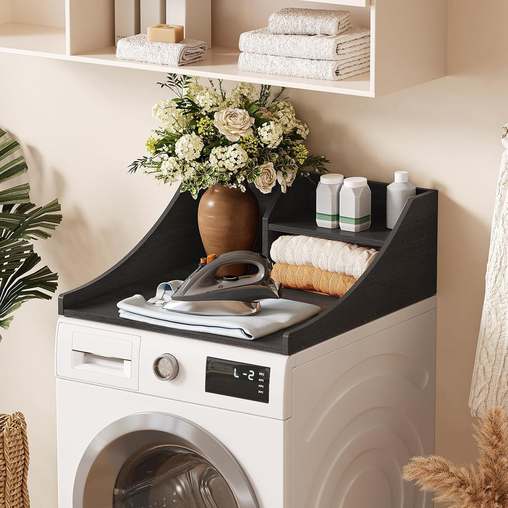Laundry Countertop Single, 2-Tier Washer Dryer Countertop Laundry Topper with...