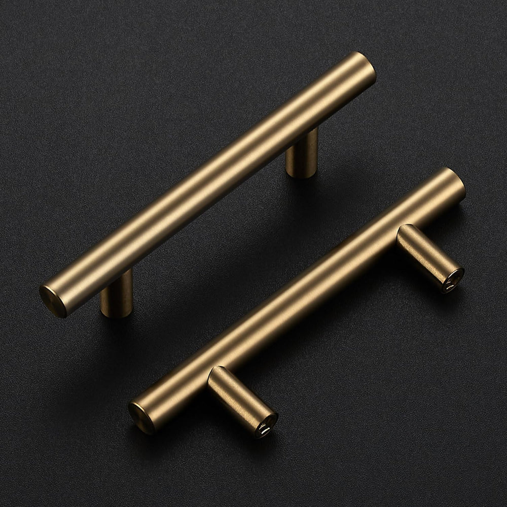 Ravinte Champagne Bronze Cabinet Handles 3 Inch Hole Center 30 Pack