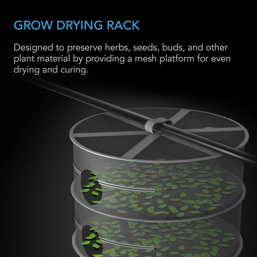 AC Infinity Herb Drying Rack 8-Layer, Collapsible Mesh Hanging Dryer Net