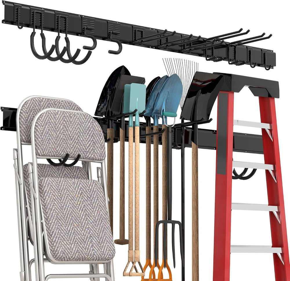 Garage Tool Storage Rack, Heavy Duty Garage Storage Organizer Rack System Wal...