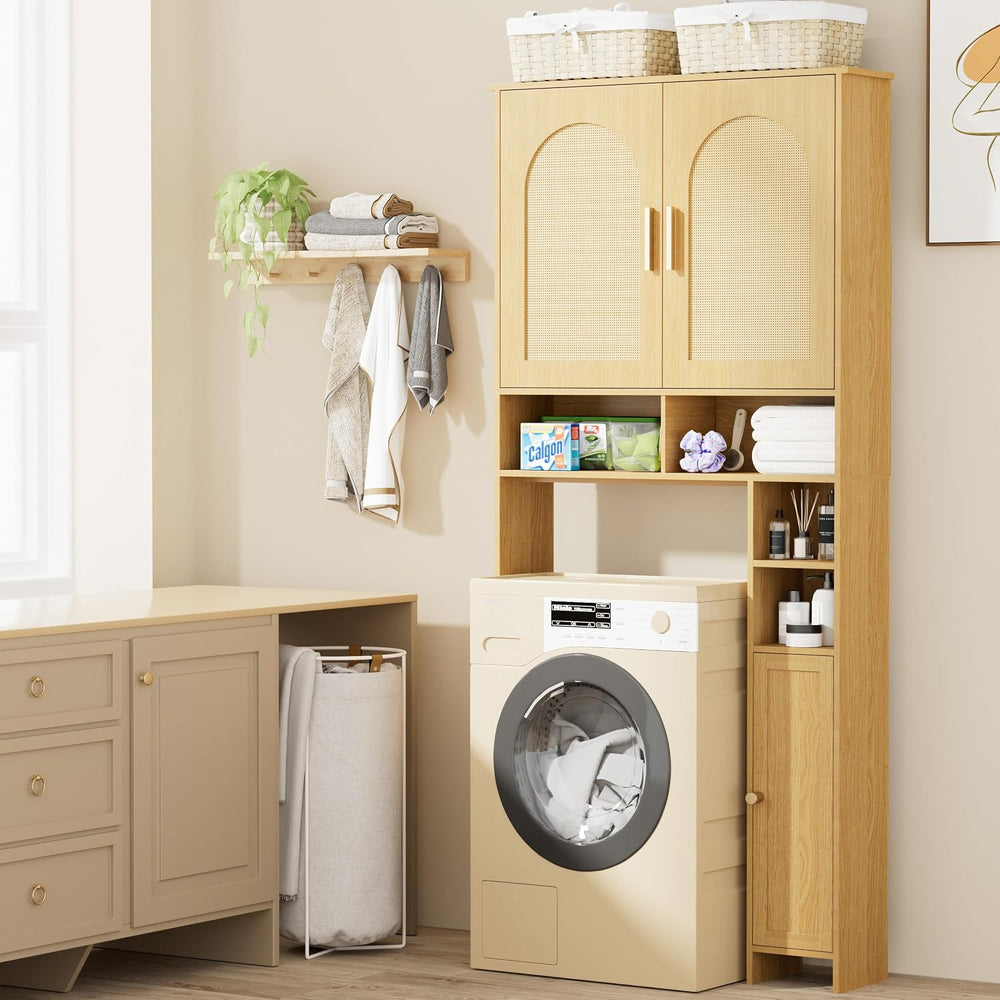 Wooden Over The Toilet Storage Cabinet, Natural