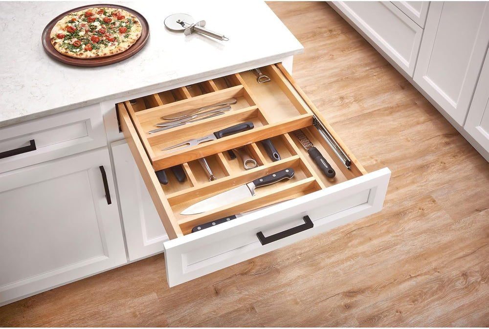 Rev-A-Shelf Replacement Cutlery Drawer System, Min Opening of 21"W